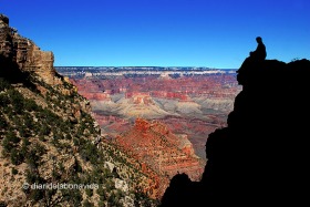 Contemplando el maravilloso Grand Canyon